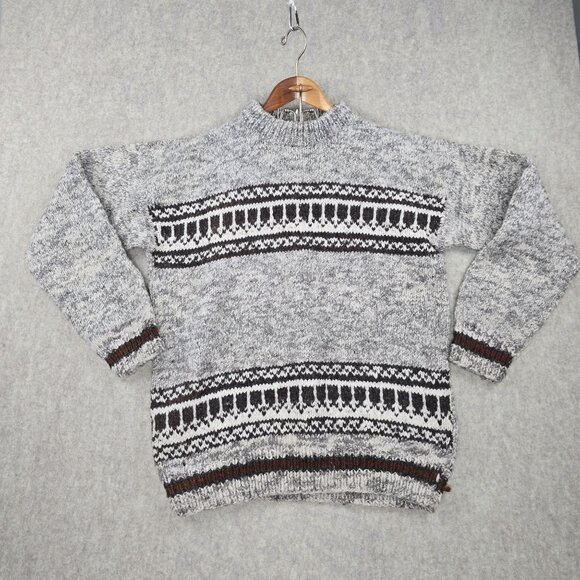 Other - Vintage Wool Blend Sweater With Fair Isle Pattern